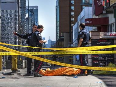 Toronto collision: 9 killed, 16 injured as rented van speeds on sidewalk; suspect in custody, motive still unclear