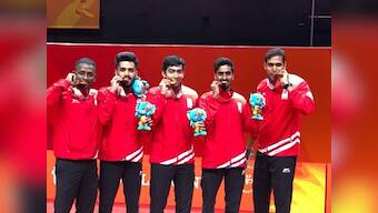 Commonwealth Games 2018: Sharath Kamal leads India to gold medal in men's table tennis team event