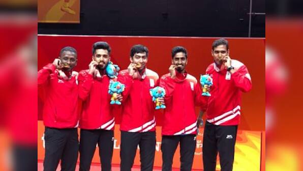 Commonwealth Games 2018: Sharath Kamal leads India to gold medal in men's table tennis team event