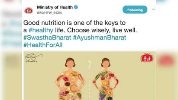 Health Ministry eats its words, deletes tweet after social media outrage over use of 'fat shaming' image