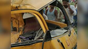 Uttar Pradesh: 13 children killed as train hits school van at unmanned crossing gate in Kushinagar district