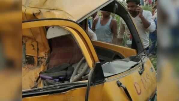 Uttar Pradesh: 13 children killed as train hits school van at unmanned crossing gate in Kushinagar district