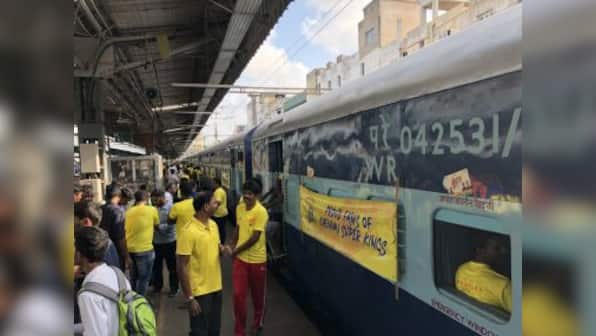 IPL 2018: Over 1,000 Chennai Super Kings fans travel to Pune in Whistle Podu Express to attend Rajasthan Royals clash
