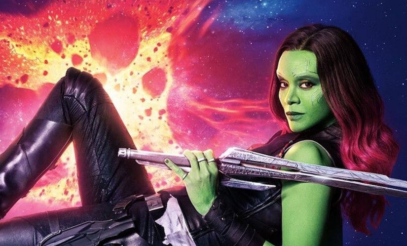 Zoe Saldana. Image from Twitter/@IGN 