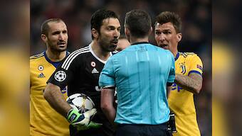 Champions League: Juventus captain Gianluigi Buffon charged by UEFA over comments on referee Michael Oliver