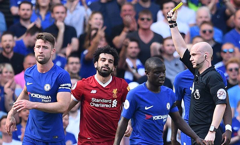 Chelsea’s defenders stifled Liverpool’s attack during their 1-0 win in Premier League on Sunday. AFP