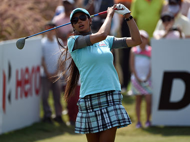 Indian golfer Sharmila Nicollet shares first round lead at Beijing Ladies Classic on comeback trail Indian golfer Sharmila Nicollet shares first round lead at Beijing Ladies Classic on comeback trail