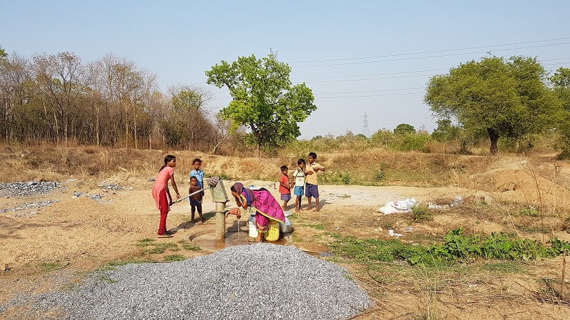 The only handpump in the Jampada village in Jharsuguda district. Image courtesy Manish Kumar