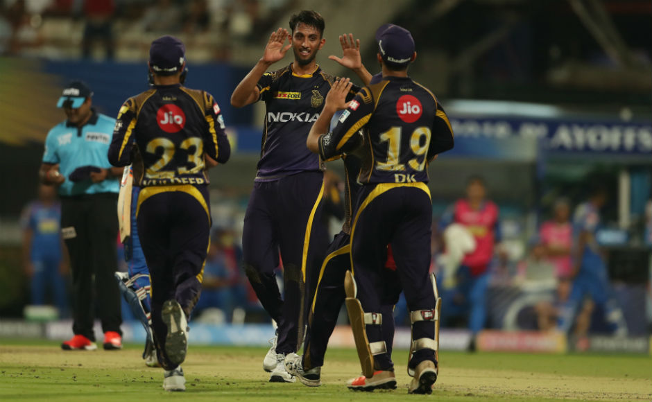 Dinesh Karthik, Andre Russell shine as Kolkata Knight Riders overcome Rajathan Royals challenge at Eden Gardens Dinesh Karthik, Andre Russell shine as Kolkata Knight Riders overcome Rajathan Royals challenge at Eden Gardens