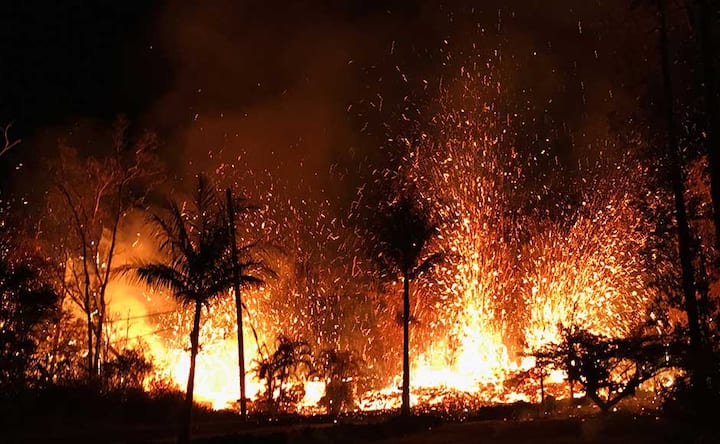 Hawaii's Kilauea volcano remains unstable, destroys dozens of homes and forces evacuations