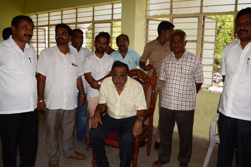 Despite being infamous as an absentee MLA from the constituency, Congress feels Ambareesh is a key leader to their victory here. Image courtesy Deena D'Silva