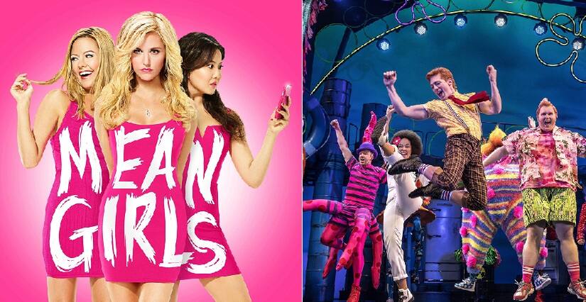 Mean Girls and SpongeBob SquarePants. Image via Twitter