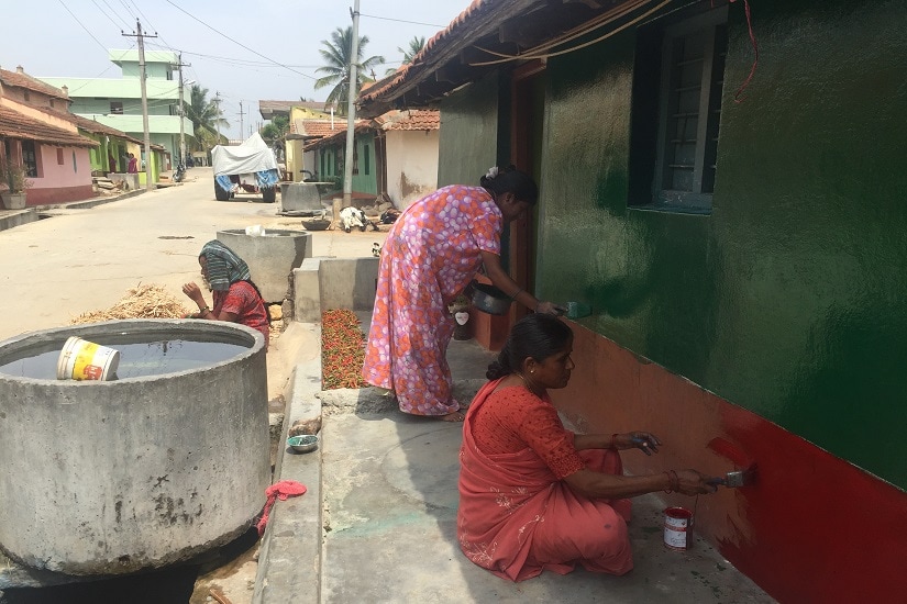 A stroll through the village divulges that every house is neatly built, and is connected with concrete roads. Firstpost/Parth MN
