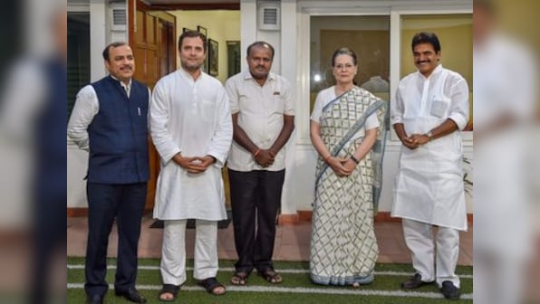 'I am here to take their advice': Karnataka CM designate Kumaraswamy meets Sonia and Rahul Gandhi in Delhi