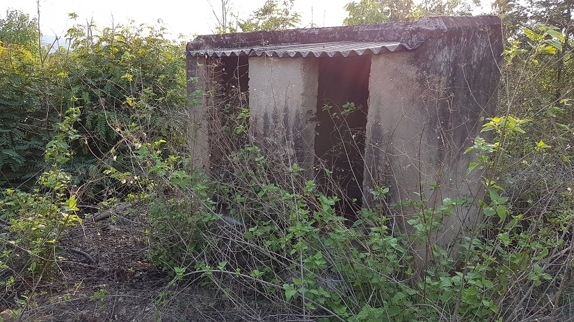An abandoned toilet in Reamal Block of Deogarh district. Image courtesy Manish Kumar