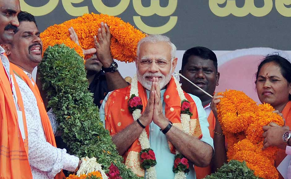 Cong is insulting Ballari, Modi says on Reddy turf