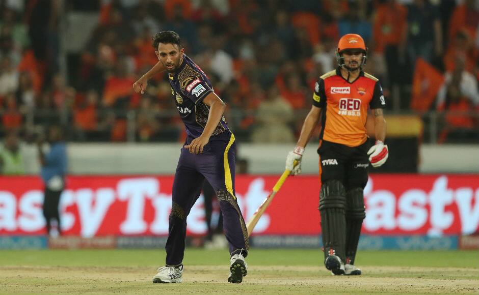 M Prasidh Krishna was impressive with his bowling spell. In four overs, he took four wickets and gave away 30 runs. Sportzpics