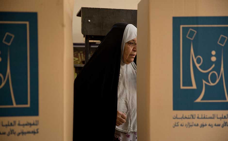 More than 7,000 candidates in 18 provinces, or governorates, are running this year for 329 parliamentary seats. More than 24 million of Iraq’s 37 million people are eligible to vote in the election, the fourth since Saddam’s fall. AP More than 7,000 candidates in 18 provinces, or governorates, are running this year for 329 parliamentary seats. More than 24 million of Iraq’s 37 million people are eligible to vote in the election, the fourth since Saddam’s fall. AP