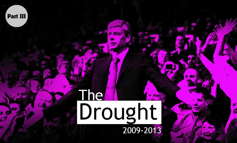 Arsene Wenger, who once bravely ushered in a new era was the one holding them back. Art by Rajan Gaikwad