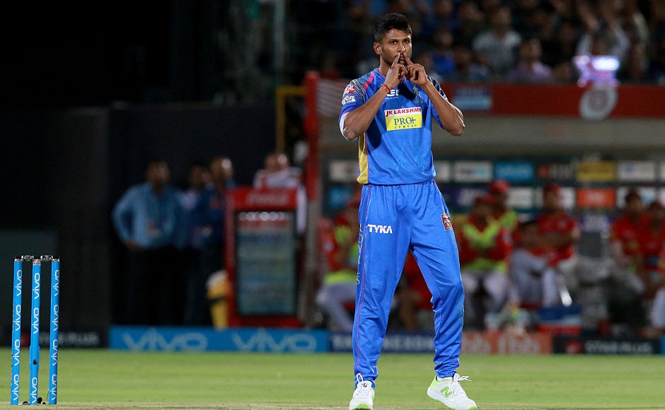 Krishnappa Gowtham picked 2 wickets foir just 11 runs in 3 overs, getting rid of Chris Gayle early on in the innings and followed it up with the wicket of Ravichandran Ashwin who came out to bat at number 3. Sportzpics Krishnappa Gowtham picked 2 wickets foir just 11 runs in 3 overs, getting rid of Chris Gayle early on in the innings and followed it up with the wicket of Ravichandran Ashwin who came out to bat at number 3. Sportzpics