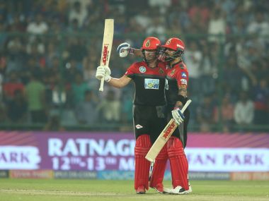 IPL 2018: AB de Villiers and Virat Kohli demolish DD with graceful yet belligerent batting to keep RCB’s hopes afloat IPL 2018: AB de Villiers and Virat Kohli demolish DD with graceful yet belligerent batting to keep RCB’s hopes afloat