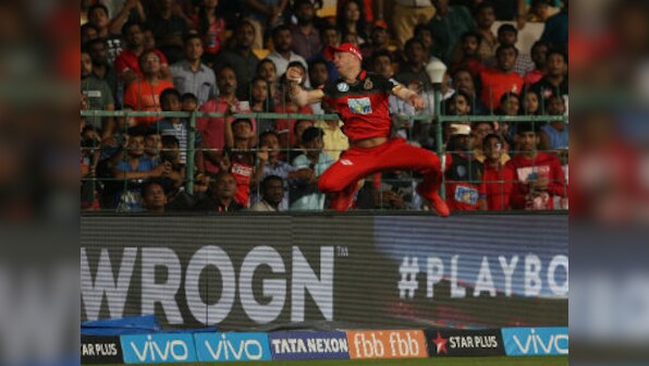 IPL 2018: It's a bird, it's a plane, it's AB de Villiers; Royal Challengers Bangalore player pulls off an outrageous catch