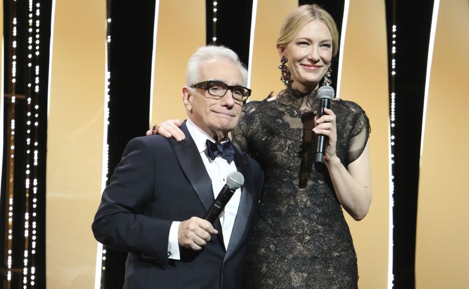 Veteran director Martin Scorsese and Oscar-winning actress Cate Blanchett officially opened the Cannes film festival on Tuesday. Photo by Vianney Le Caer/Invision/AP
