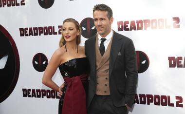 Ryan Reynolds, Blake Lively, Josh Brolin, Zazie Beetz attend Deadpool 2 screening in New York