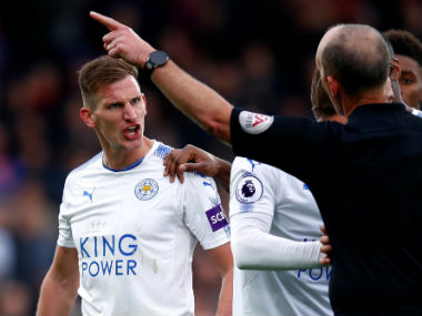 Premier League: Leicester City's Marc Albrighton charged by FA over confrontation with referee in Crystal Palace tie Premier League: Leicester City's Marc Albrighton charged by FA over confrontation with referee in Crystal Palace tie