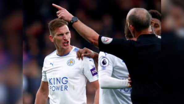 Premier League: Leicester City's Marc Albrighton charged by FA over confrontation with referee in Crystal Palace tie