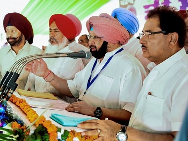File image of Punjab chief minister Amarinder Singh. PTI