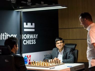 Norway Chess 2018: Viswanathan Anand joint second, Magnus Carlsen extends lead as all Round 2 games end in draws Norway Chess 2018: Viswanathan Anand joint second, Magnus Carlsen extends lead as all Round 2 games end in draws