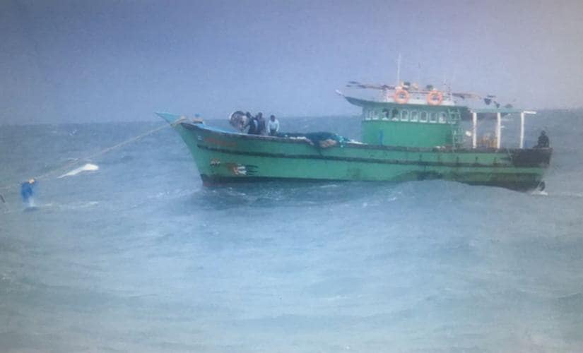 Angel 2 was brought to shore with the help of another boat. 101Reporters