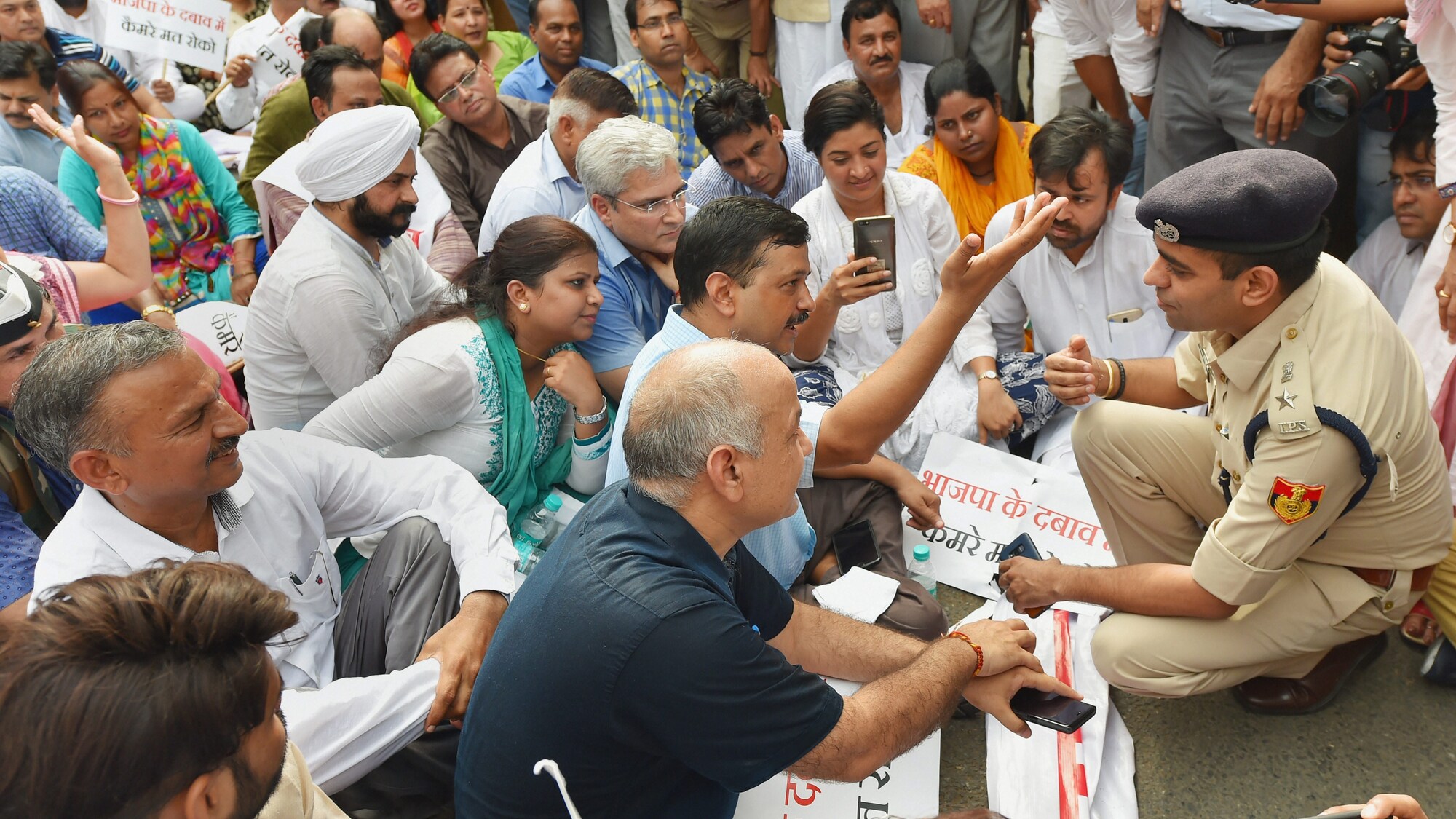 CCTV camera row: Rift between Arvind Kejriwal and Delhi L-G intensifies as CM sits on ...