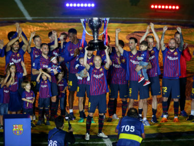 La Liga: Barcelona edge past Real Sociedad as Camp Nou bids teary farewell to club legend Andres Iniesta La Liga: Barcelona edge past Real Sociedad as Camp Nou bids teary farewell to club legend Andres Iniesta