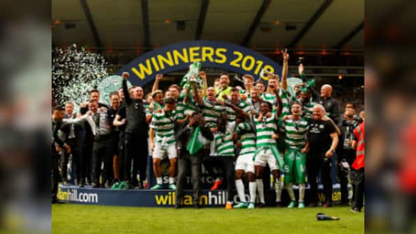Celtic claim unprecedented 'double treble' with comfortable win over Motherwell in Scottish Cup final