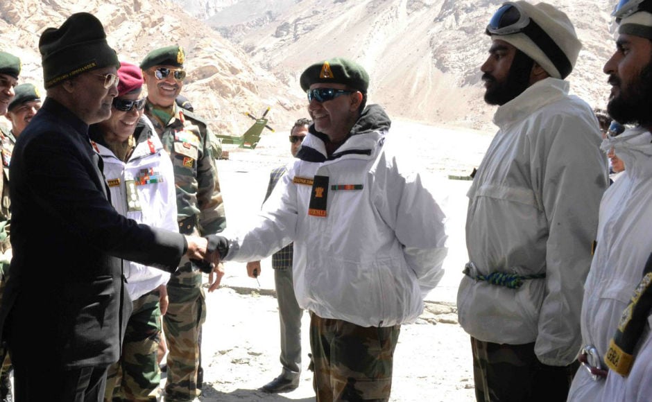 Kovind is the second president to visit Siachen. The previous visit was undertaken by former president APJ Abdul Kalam in April 2004.This makes Kovind the first president to travel to Siachen in 14 years. Twitter @rashtrapatibhvn Kovind is the second president to visit Siachen. The previous visit was undertaken by former president APJ Abdul Kalam in April 2004.This makes Kovind the first president to travel to Siachen in 14 years. Twitter @rashtrapatibhvn