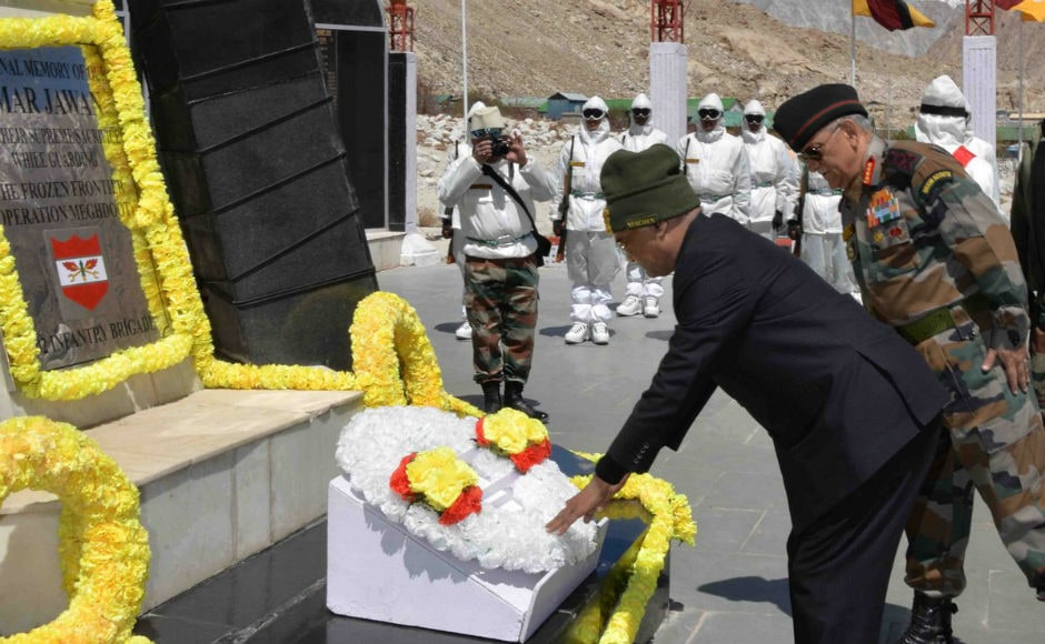 Later, the president laid a wpreisdentthe 'Siachen War Memorial' in memory of 11,000 soldiers and officers killed since the Indian Army began Operation Meghdoot on the Siachen glacier on 13 April 1984. Twitter @rashtrapatibhvn Later, the president laid a wpreisdentthe 'Siachen War Memorial' in memory of 11,000 soldiers and officers killed since the Indian Army began Operation Meghdoot on the Siachen glacier on 13 April 1984. Twitter @rashtrapatibhvn