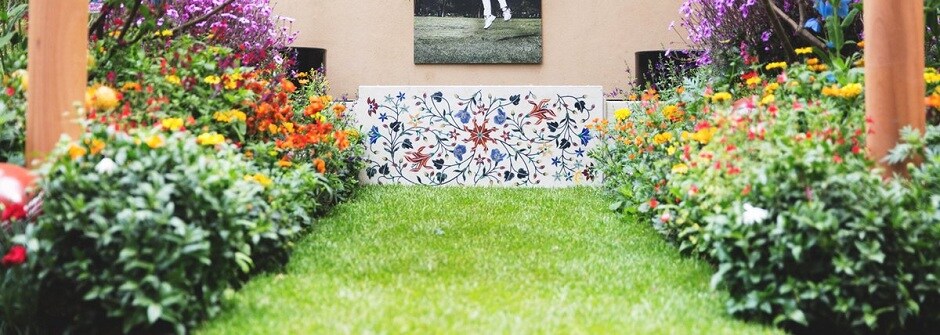 It is meant to reflect the dreams and aspirations of young Indians, and this garden has been nominated for the BBC/Royal Horticultural Society's People's Choice Award. Twitter/@inBritish