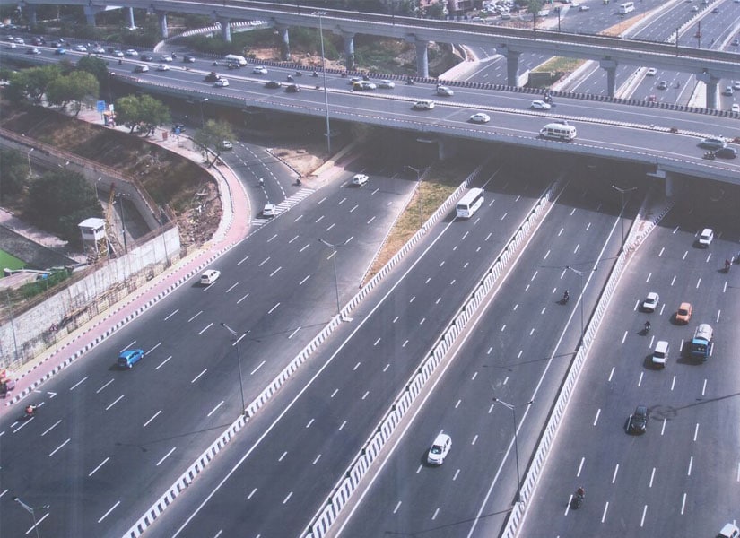 The total length of the project is 82 km, of which the first 27.74 kms will be 14-laned, while the rest will be 6-lane expressway. Firstpost/Ravishankar Singh