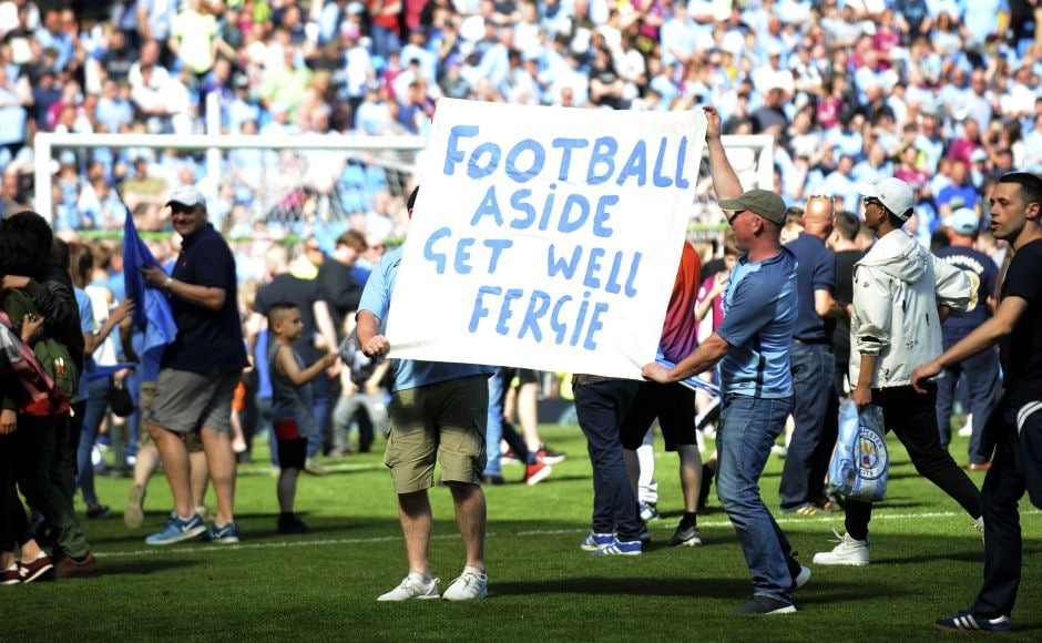 Manchester City crowned champions of Premier League 2017-18 season at  Etihad Stadium - Photos News , Firstpost