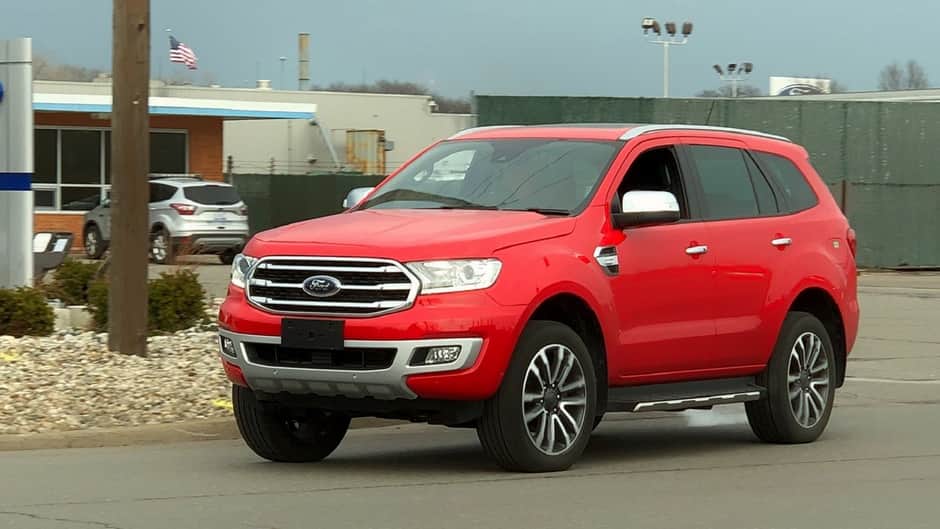 2019 Ford Endeavour. Image credits: The Drive