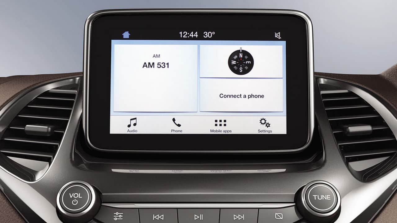 The Freestyle comes equipped with Ford’s SYNC 3.0, which offers Apple CarPlay and Android Auto connectivity. Image: Ford India