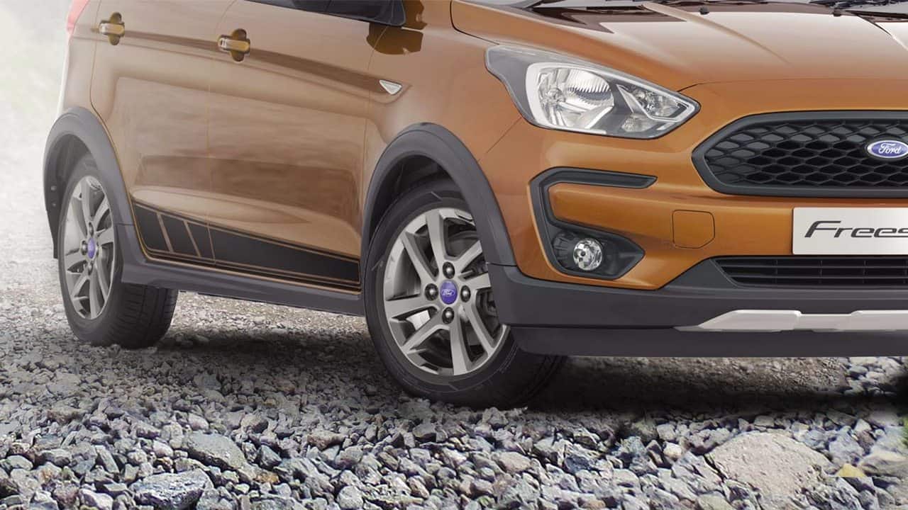 The Ford Freestyle also gets new, 15-inch alloys shod with 185/60 section tyres. Image: Ford India