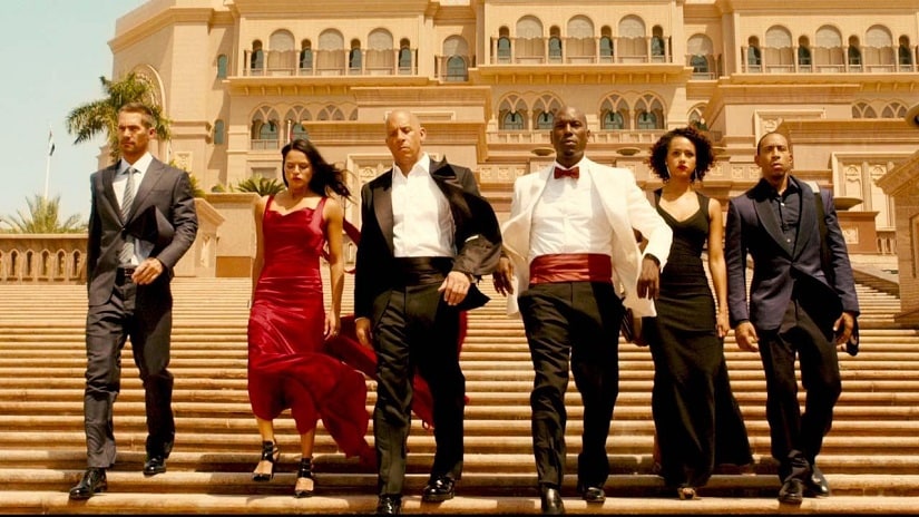 A still from Furious 7. Image via Twitter