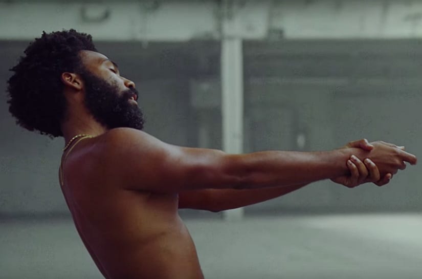 Childish Gambino in a still from "This is America". YouTube