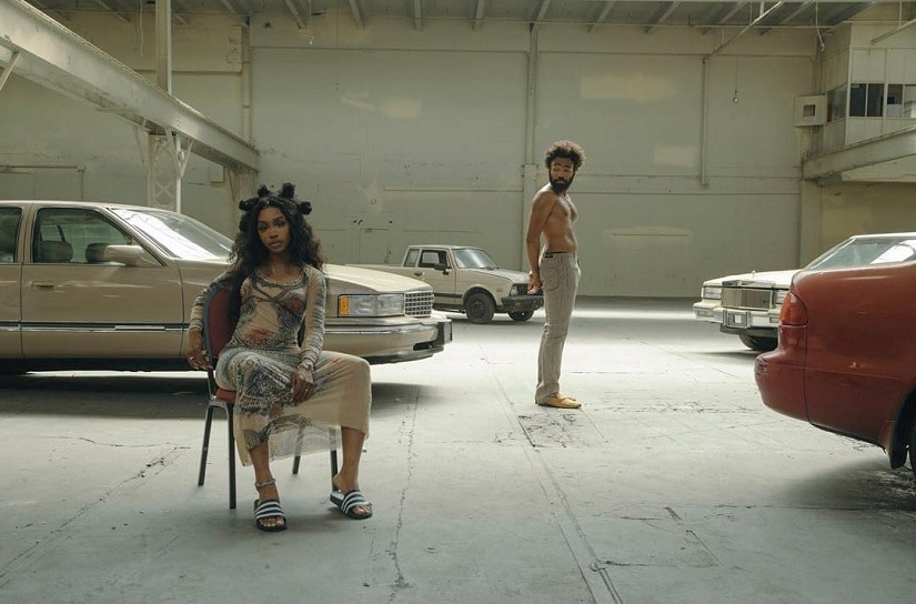 SZA makes a brief cameo in Childish Gambino's music video. Image via Instagram/SZA