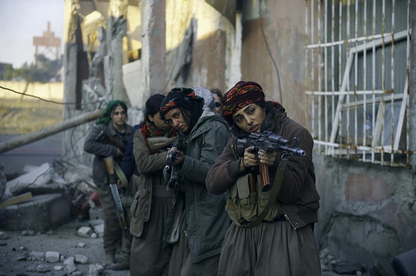 A still from Girls of the Sun. Image via Twitter