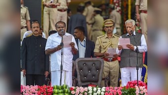 HD Kumaraswamy takes oath as Karnataka CM at grand gala, marks Opposition show of unity