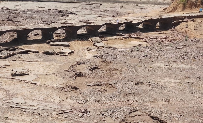 Almost 50 percent to 90 percent of water bodies including rivers and Chandela period ponds have also dried. Firstpost pics